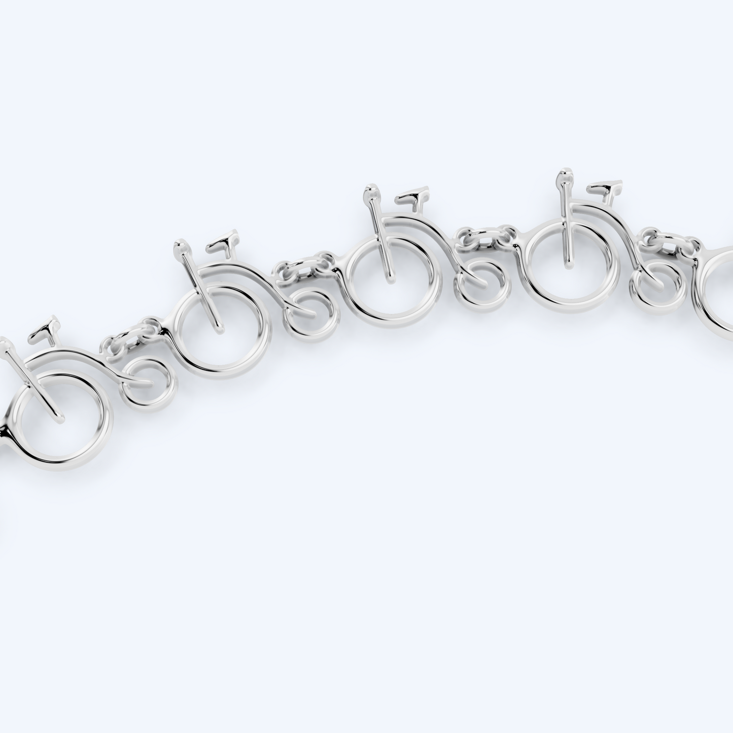 Penny F Bracelet 925 Silver
