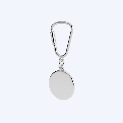 Road Bicycle Disc keyring   925 Silver