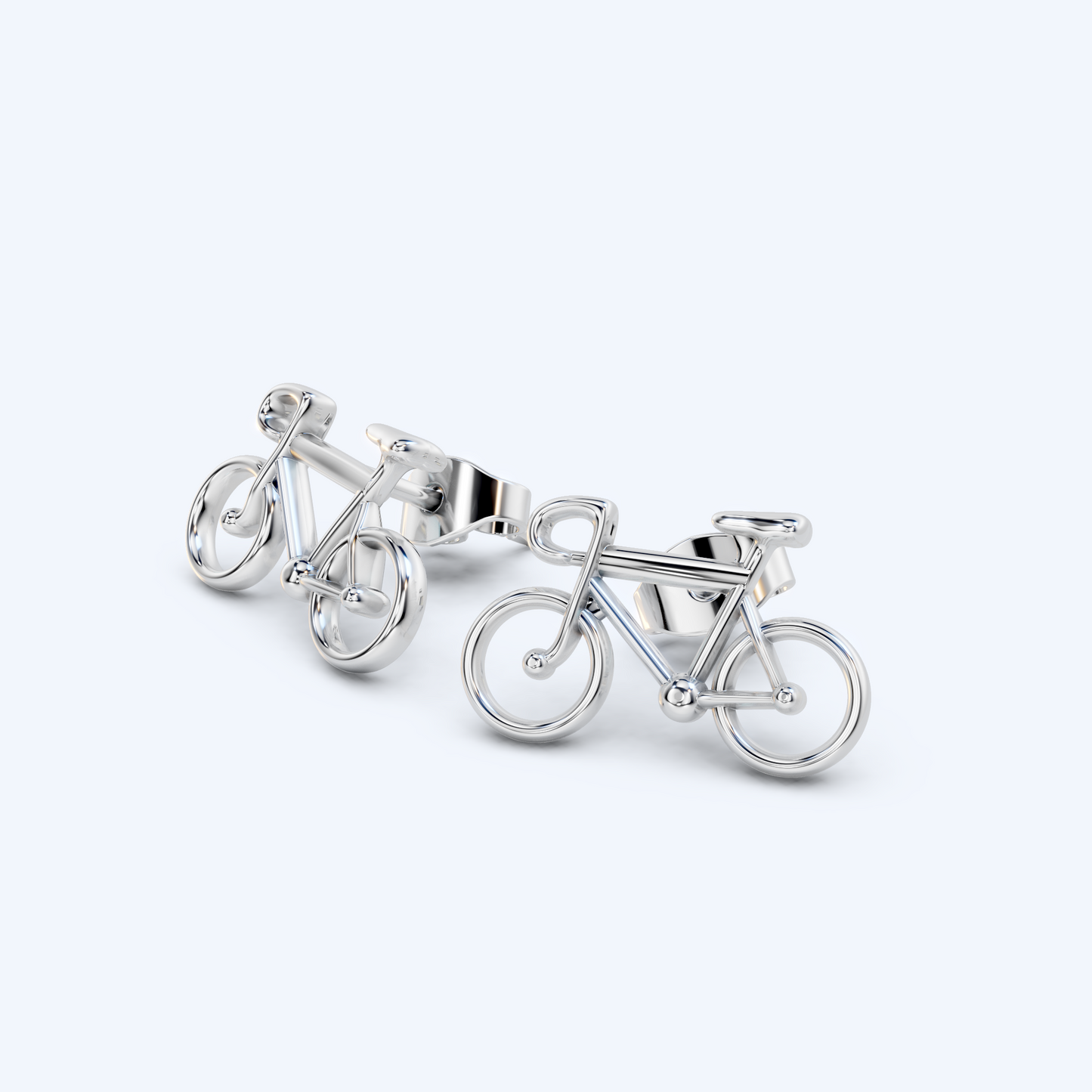 Road Bicycle Studs 925 Silver