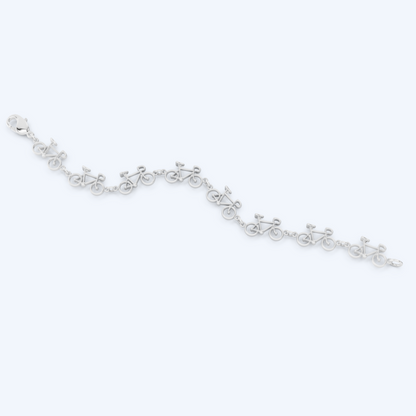 Road Bicycle Bracelet 925 Silver