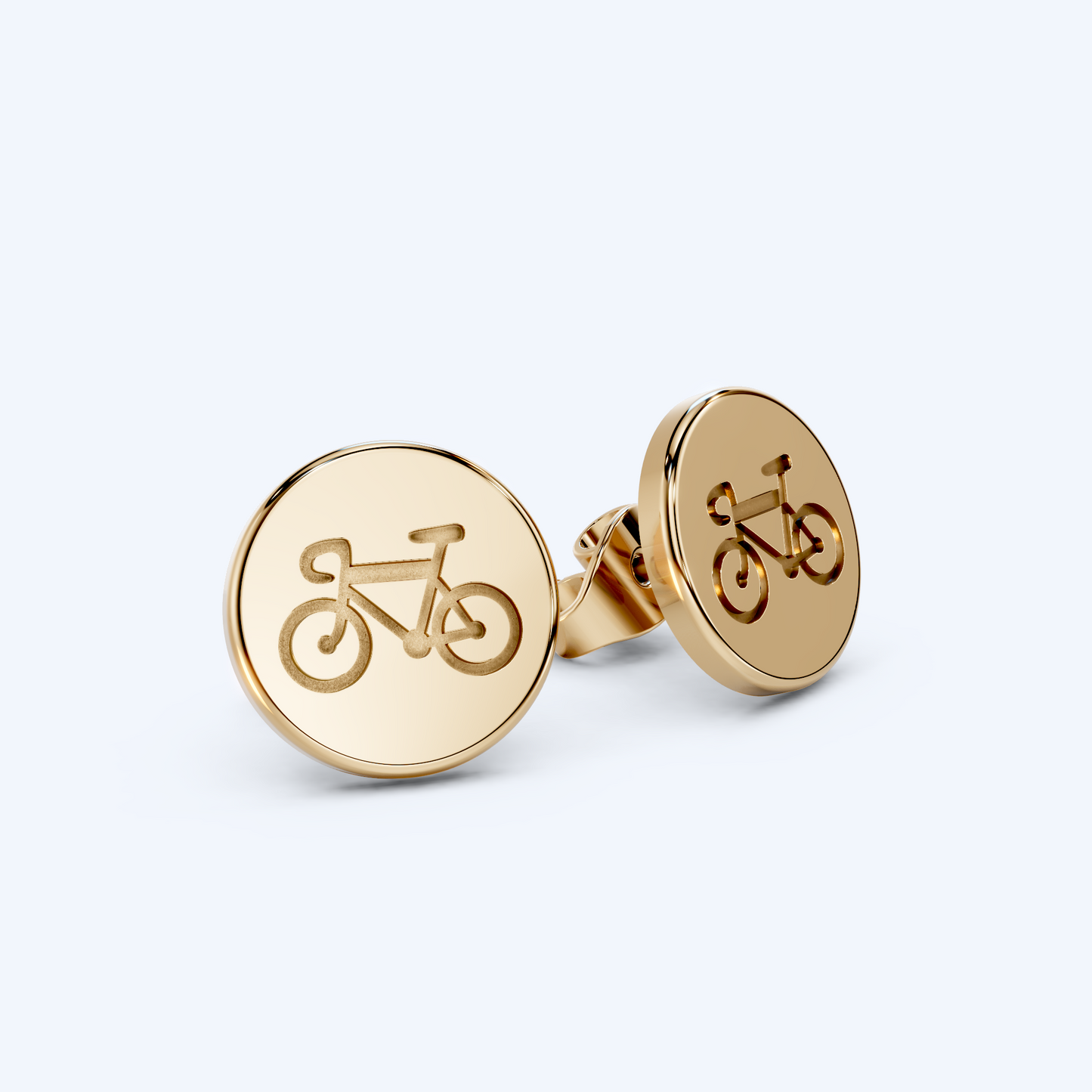 Road Bike Simple Disc Studs 375 Yellow Gold