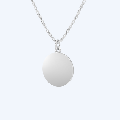 Road Bike Simple Disc Pendant 925 Silver