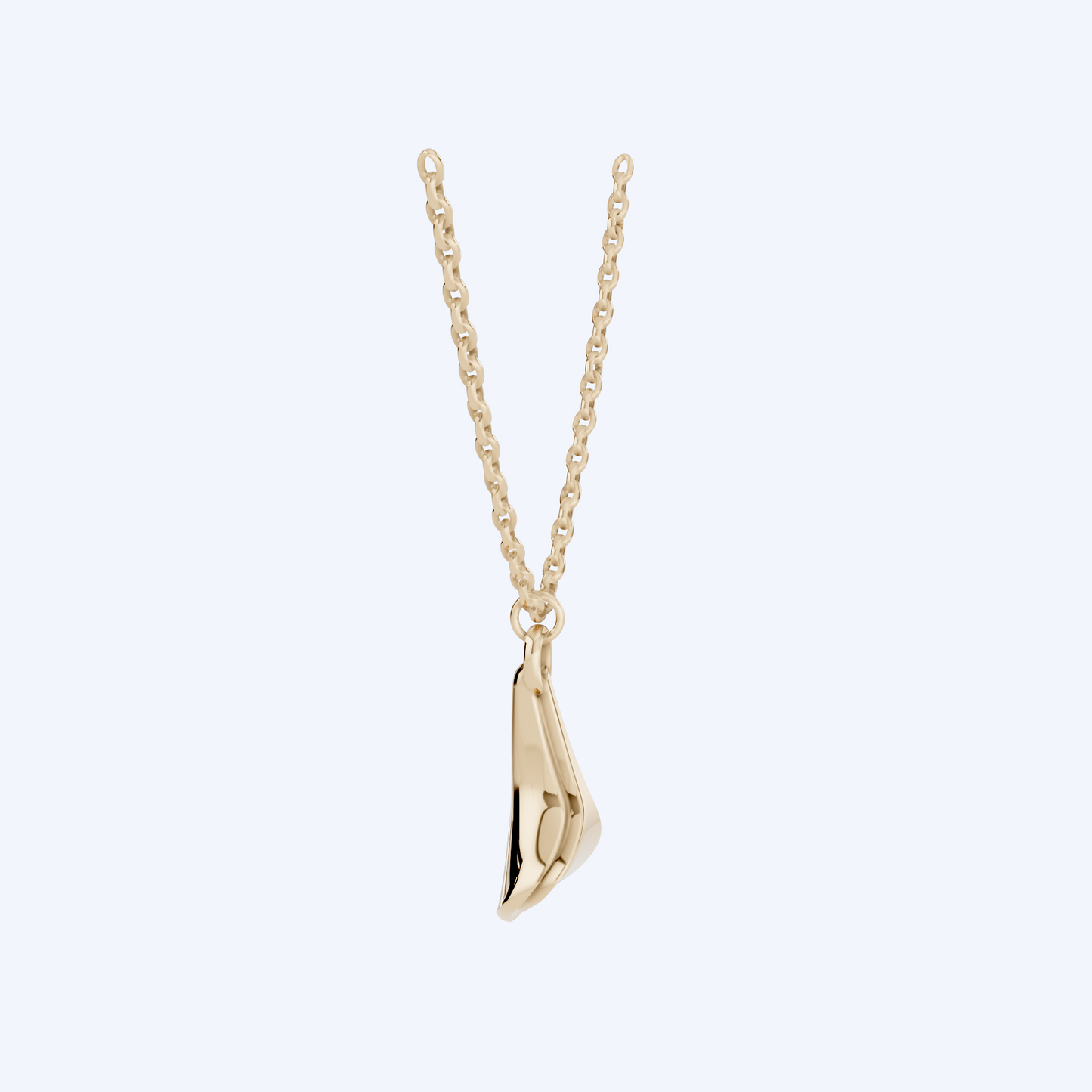 Saddle Pendant 375 Yellow Gold