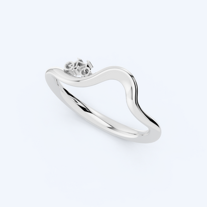 Warning Cyclist Ring 925 Silver