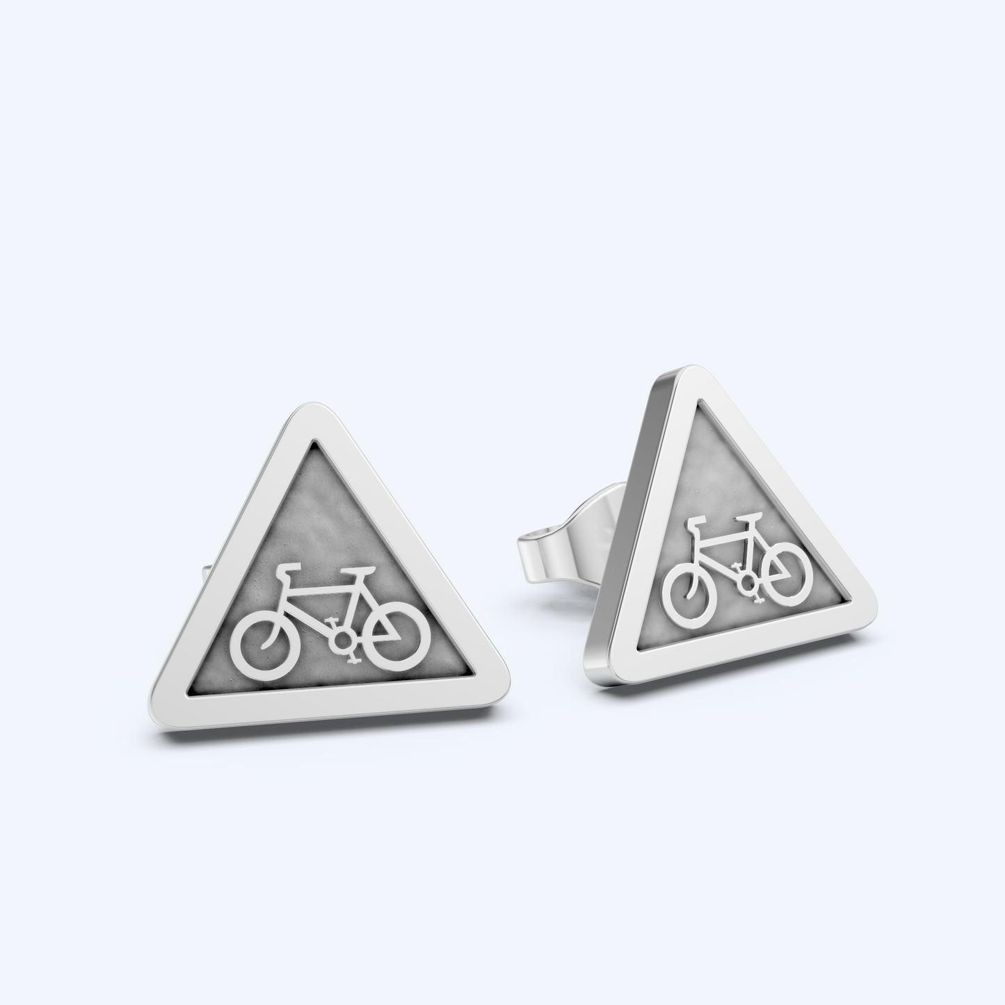 Cyclist Warning Studs 925 Silver