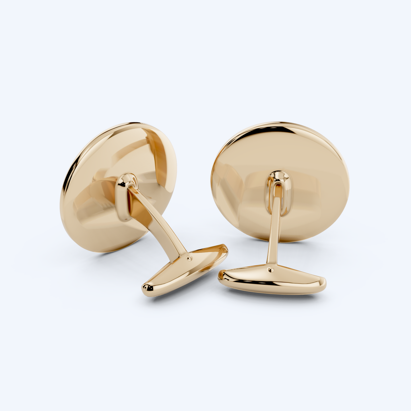 Wheel Cufflinks 375 Yellow Gold
