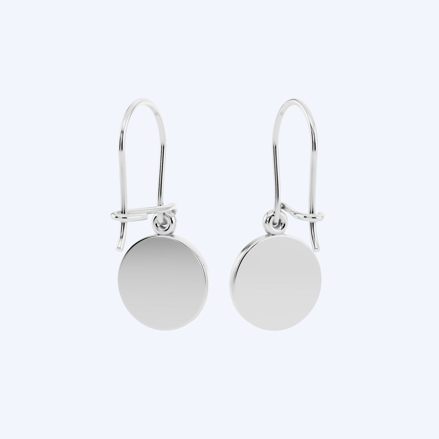 Wheel Drop Earrings 925 Silver