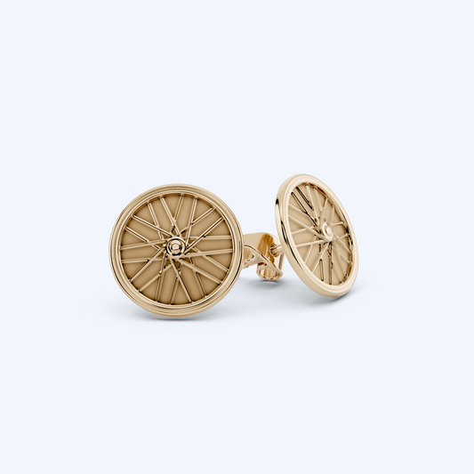 Wheel Stud   375 yellow gold